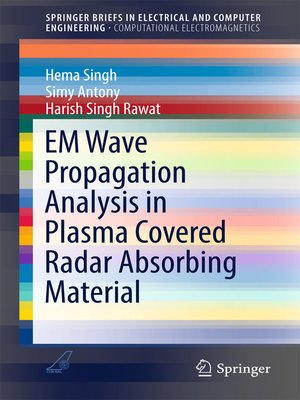 cover image of EM Wave Propagation Analysis in Plasma Covered Radar Absorbing Material